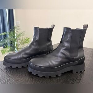 Michael Kors Black Leather Boots